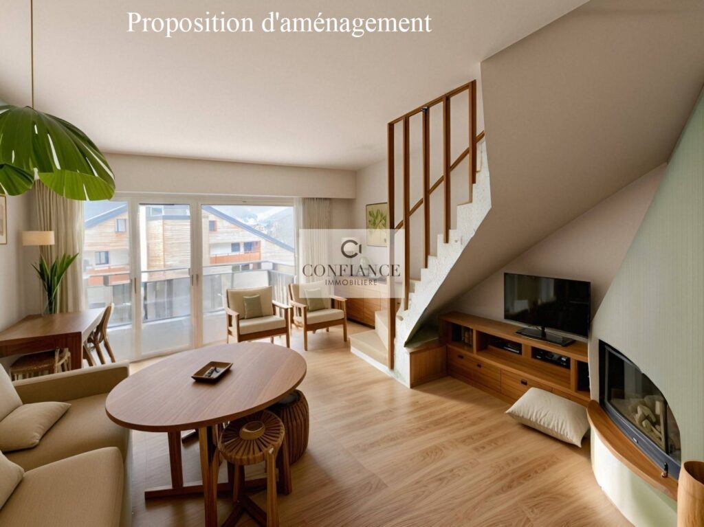 Appartement – 3 pièces – 2 chambres – 10  – 60 m²