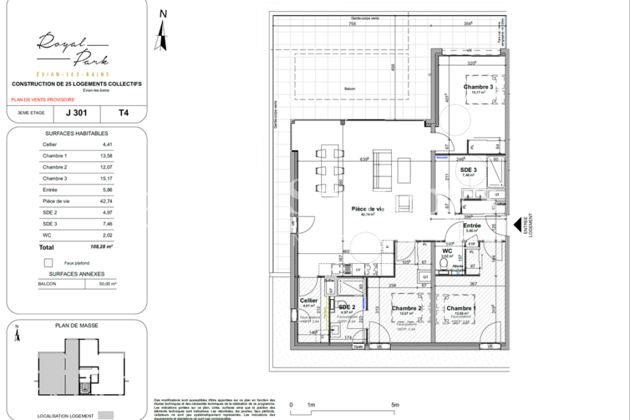 Appartement à vendre à Évian-les-Bains
