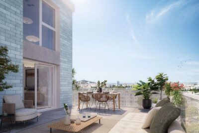 TOIT TERRASSE PARC DE LA MAISON BLANCHE – MARSEILLE 10EME – 5 pièces – 4 chambres – 132 m²