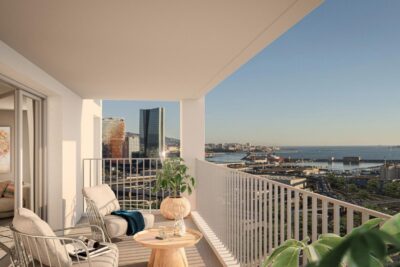 Appartement T2 vue mer + parking en sous-sol – 2 pièces – 1 chambre – 45 m²