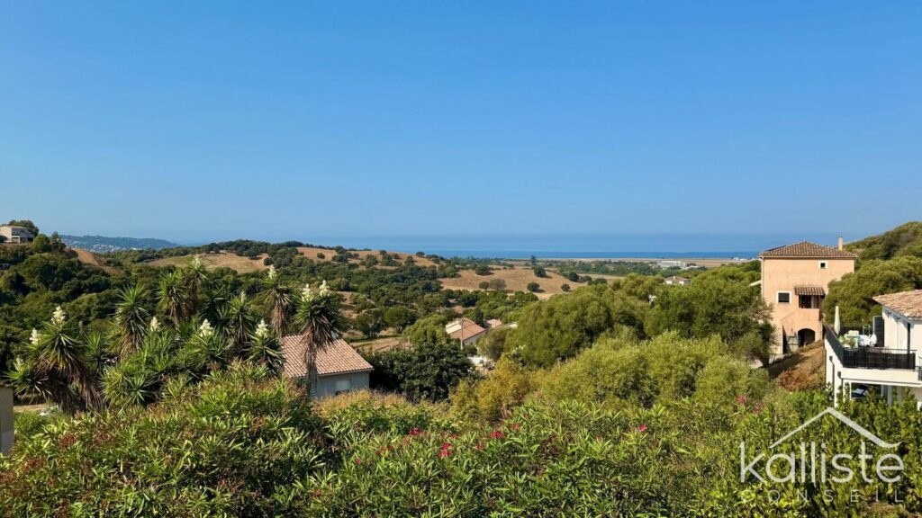 Bastelicaccia – Maison avec vue mer, studio indépendant et deux garages – 6 pièces – 4 chambres – 166 m²