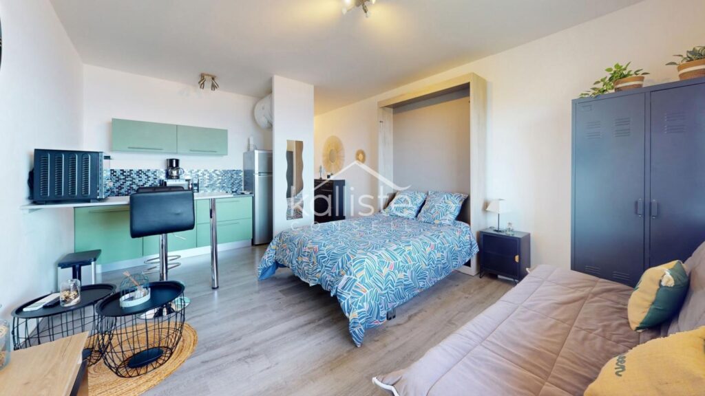 Studio bail mobilité de 10 mois – 28m² – Ajaccio – 1 pièce – NR chambres – 27 m²