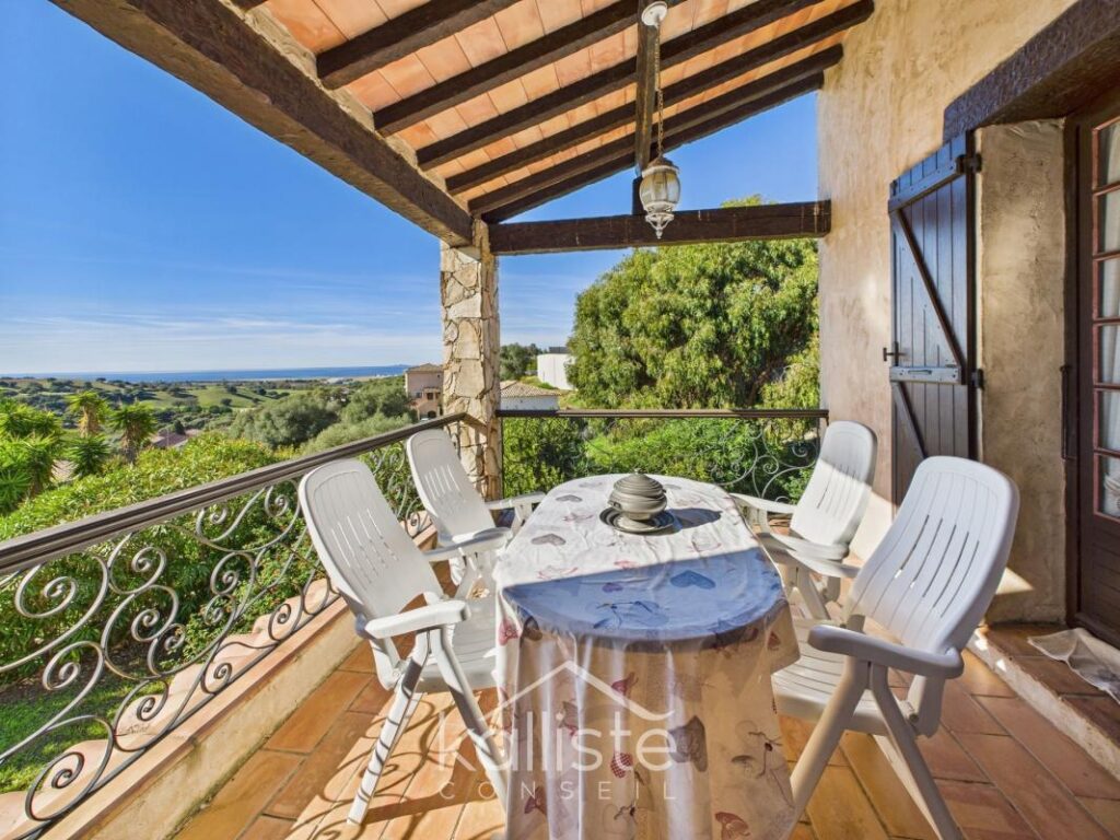 Bastelicaccia – Maison avec vue mer, studio indépendant et deux garages – 6 pièces – 4 chambres – 166 m²