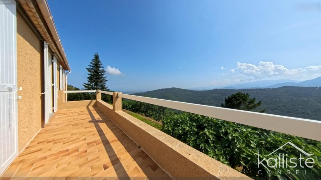 Antisanti – Maison individuelle avec grand terrain et vue dégagée – 5 pièces – 4 chambres – 87 m²