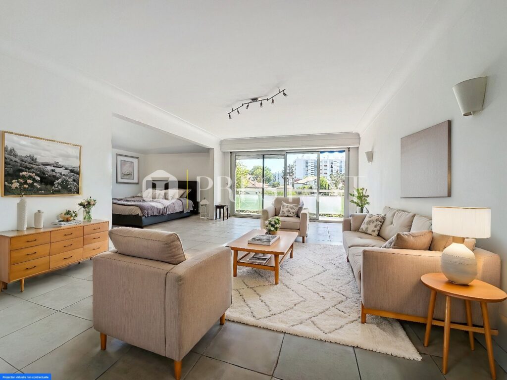 Appartement terrasse – 3 pièces – 2 chambres – 8  – 90 m²