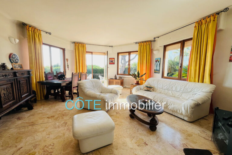 ANTIBES QUARTIER RESIDENTIEL AU CALME PROCHE ACCES AUTOROUTE A – 4 pièces – 3 chambres – 112.00 m²