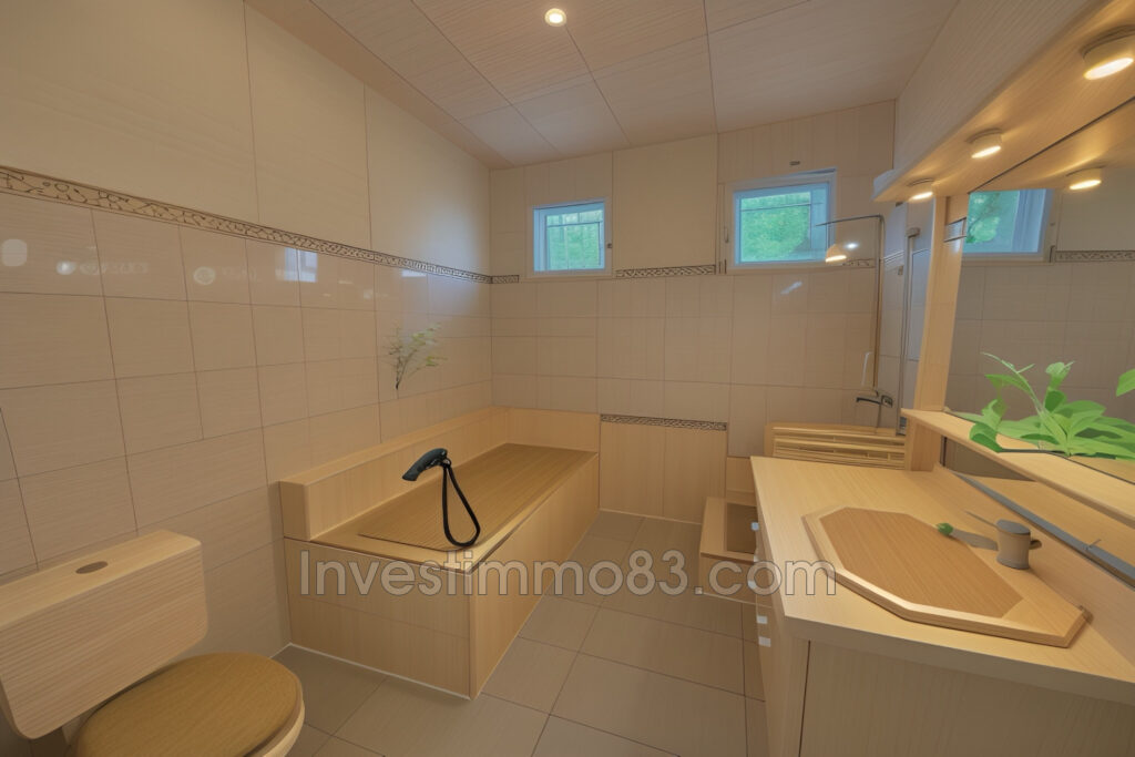 En plein centre de GREASQUE, au calme, proche de toutes les co – 7 pièces – 5 chambres – 230.00 m²