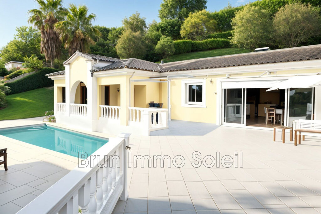 SAINT PAUL DE VENCE  BRUN IMMO SOLEIL 7 bd KENNEDY Cagnes sur  – 4 pièces – 3 chambres – 130.00 m²