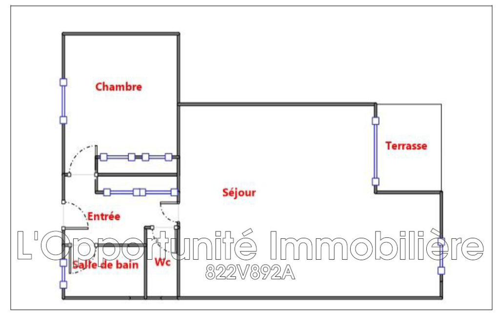 vente Idéal investisseur 2 Pièce(s) – 2 pièces – 1 chambre – 33.65 m²