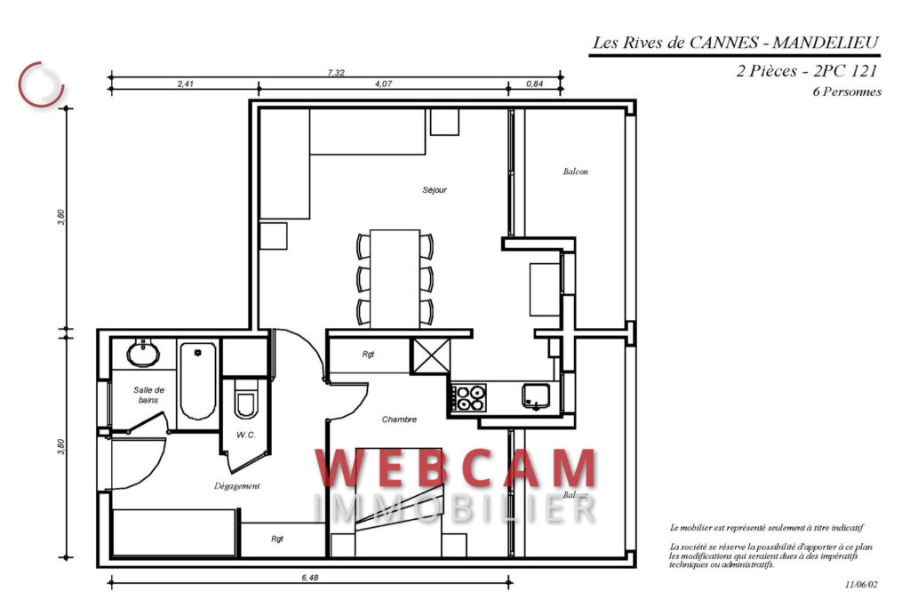 vente Idéal investisseur 2 Pièce(s) – 2 pièces – 1 chambre – 41.58 m²