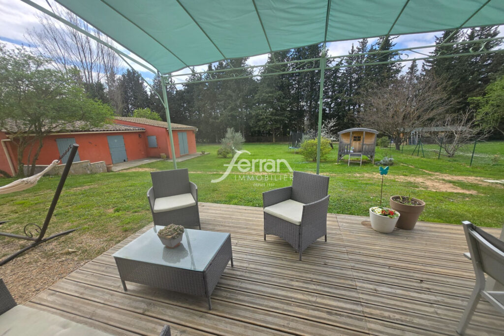 A vendre à Villecroze villa 3ch avec T2 indépendant  – 4 pièces – 3 chambres – 118.00 m²