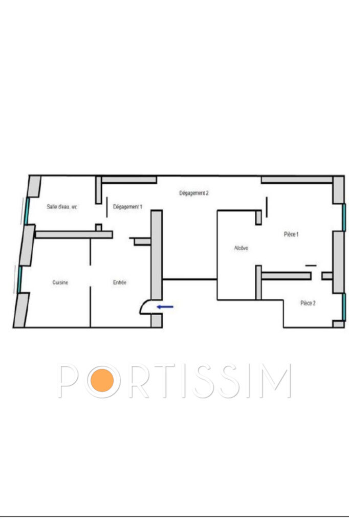 NICE – VIEUX NICE – APPARTEMENT 3/4 PIECES; – 3 pièces – 3 chambres – 58.00 m²