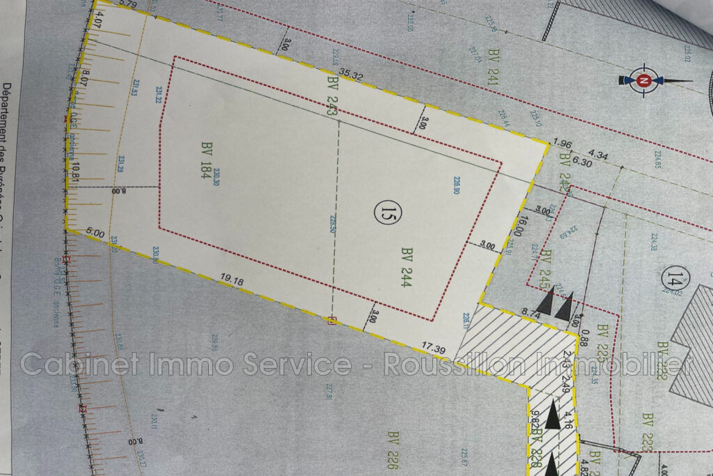 vente terrain à lotissement – NR pièces – NR chambres – 941.00 m²