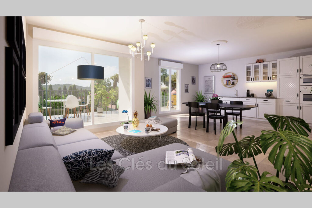 BRIGNOLES  Charmant appartement T2 neuf avec terrasse, cuisin – NR pièces – NR chambres – 46.00 m²
