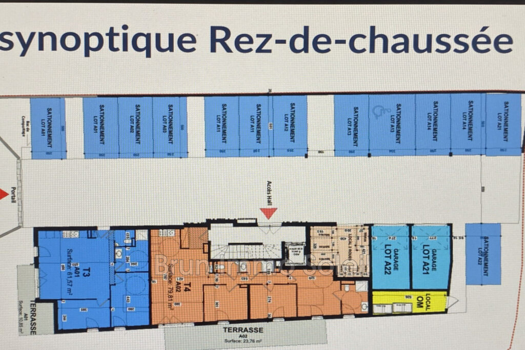 vente appartement 2 Pièce(s) – 2 pièces – 1 chambre – 47.65 m²