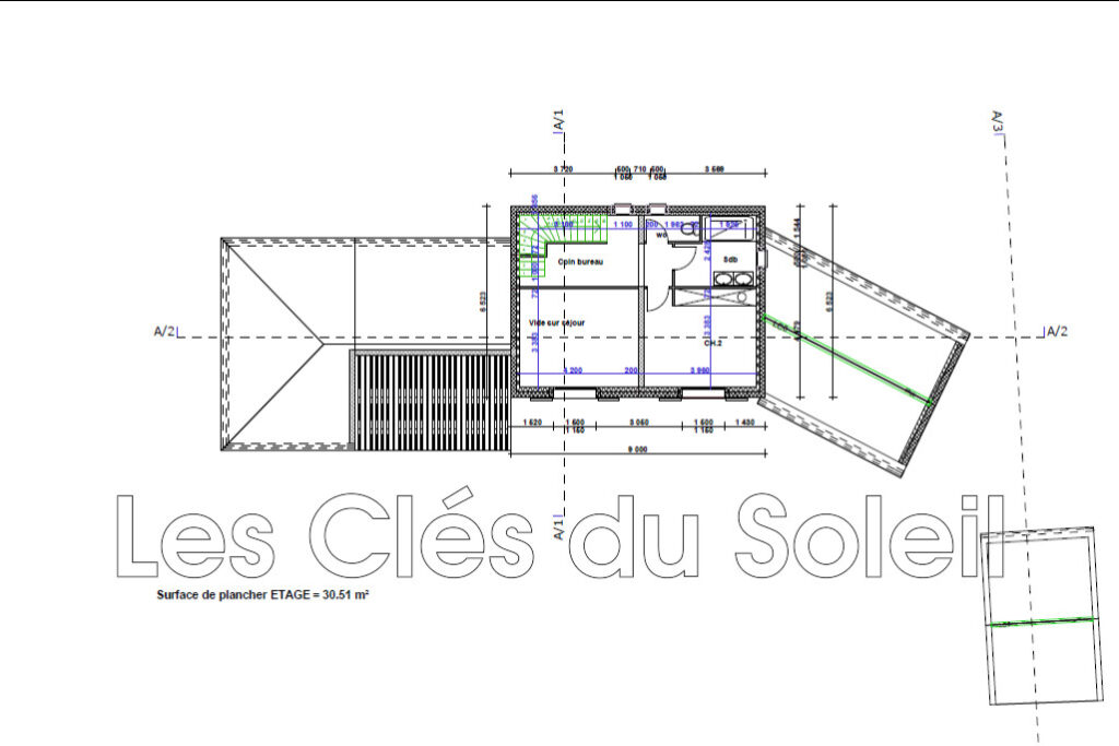 Villa contemporaine 2021  160 m²  Piscine  Vue château   F – 5 pièces – 3 chambres – 160.00 m²