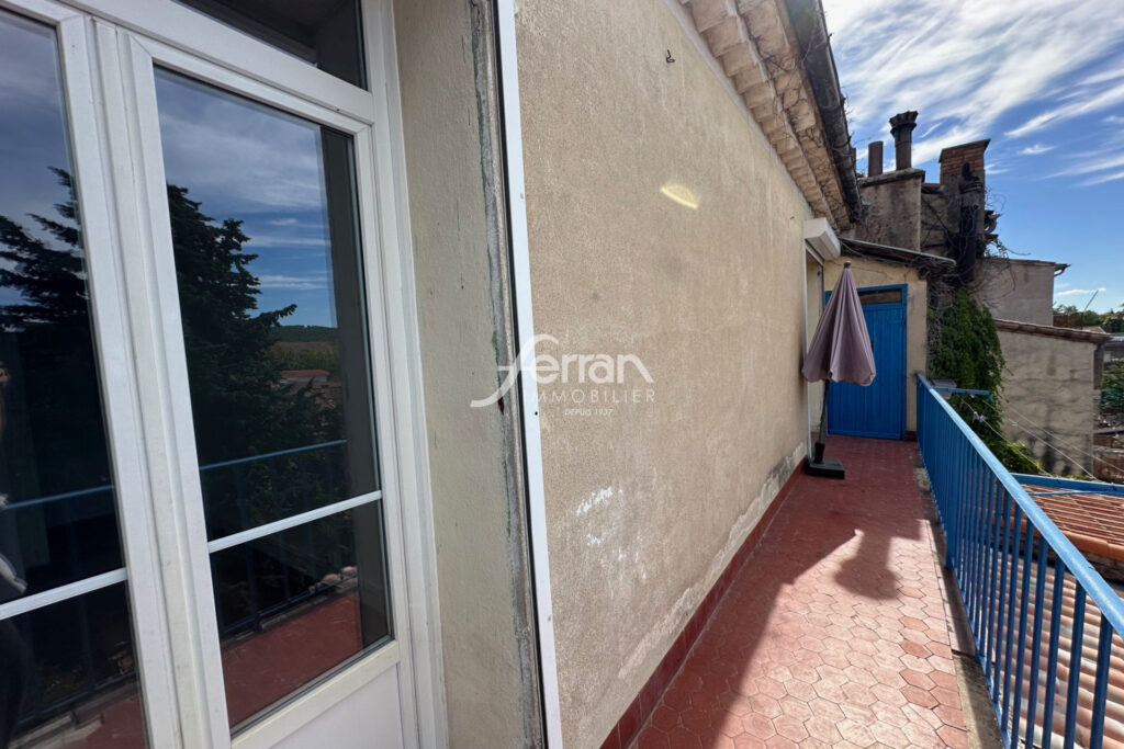 A vendre à Daguignan Appartement de type 3, centre ville – 3 pièces – 2 chambres – 63.80 m²