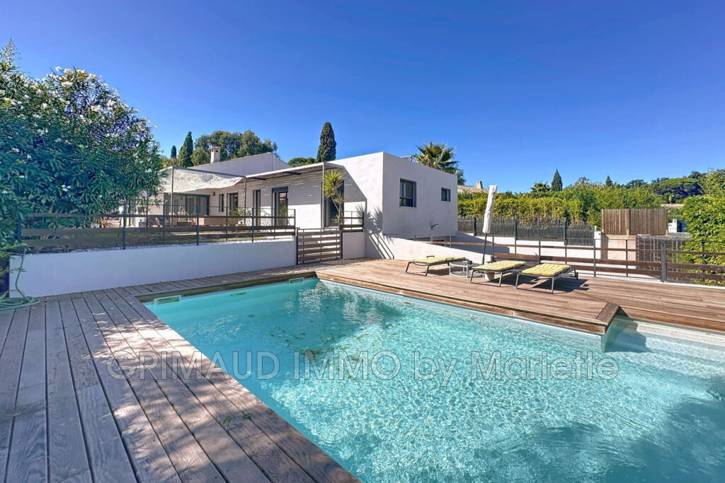 Belle villa contemporaine avec piscine et cuisine d’été – 5 pièces – 4 chambres – 168.00 m²