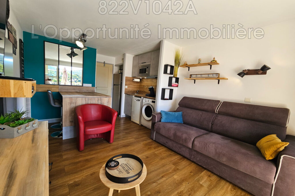 vente appartement 2 Pièce(s) – 2 pièces – 1 chambre – 27.60 m²