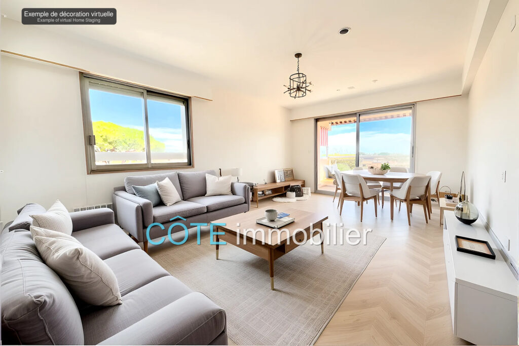 PROCHE BADINE 4P 80m² VUE DEGAGEE PETITE COPRO AVEC PISCINE. – 4 pièces – 3 chambres – 80.00 m²