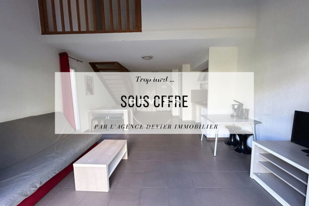 vente maison 2 Pièce(s) – 2 pièces – 1 chambre – 44.89 m²