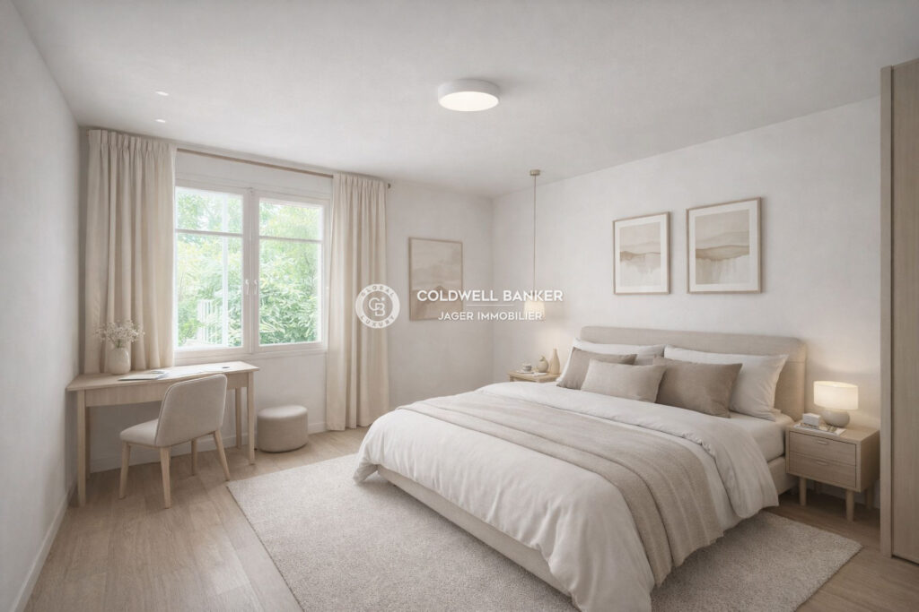 Maison de plain-pied  90 m²  Terrain 1 520 m²  Exposition S – 3 pièces – 2 chambres – 89.85 m²