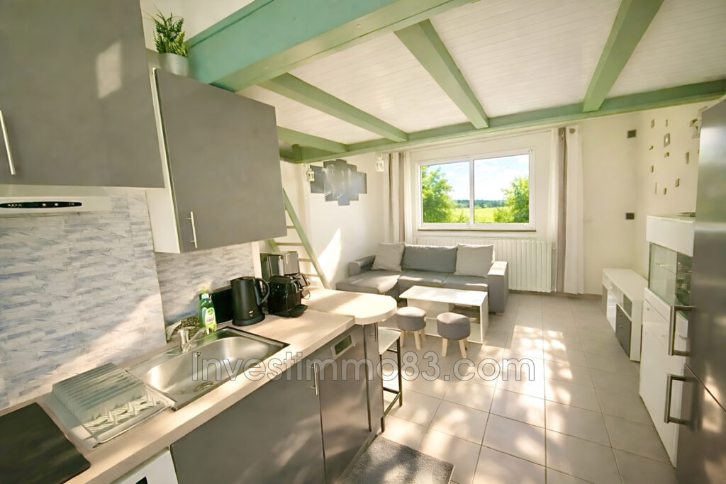 Dans un quartier recherché, bel appartement de type 1 rénové e – 1 pièce – NR chambres – 30.13 m²