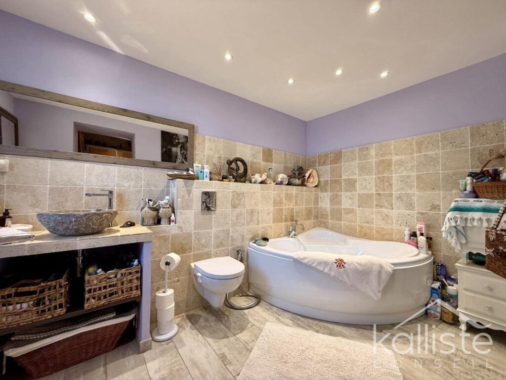 Deux maisons en parfait état au cœur du maquis avec piscine et vue mer – Propriano – 7 pièces – 4 chambres – 194 m²