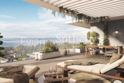 Vente appartement de prestige à Evian avec vue lac – 4 pièces – 3 chambres – 108 m²