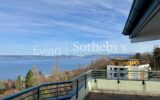 Evian Les Bains : dernier étage, Appartement T5 avec vue lac panoramique – 5 pièces – 4 chambres – 170 m²