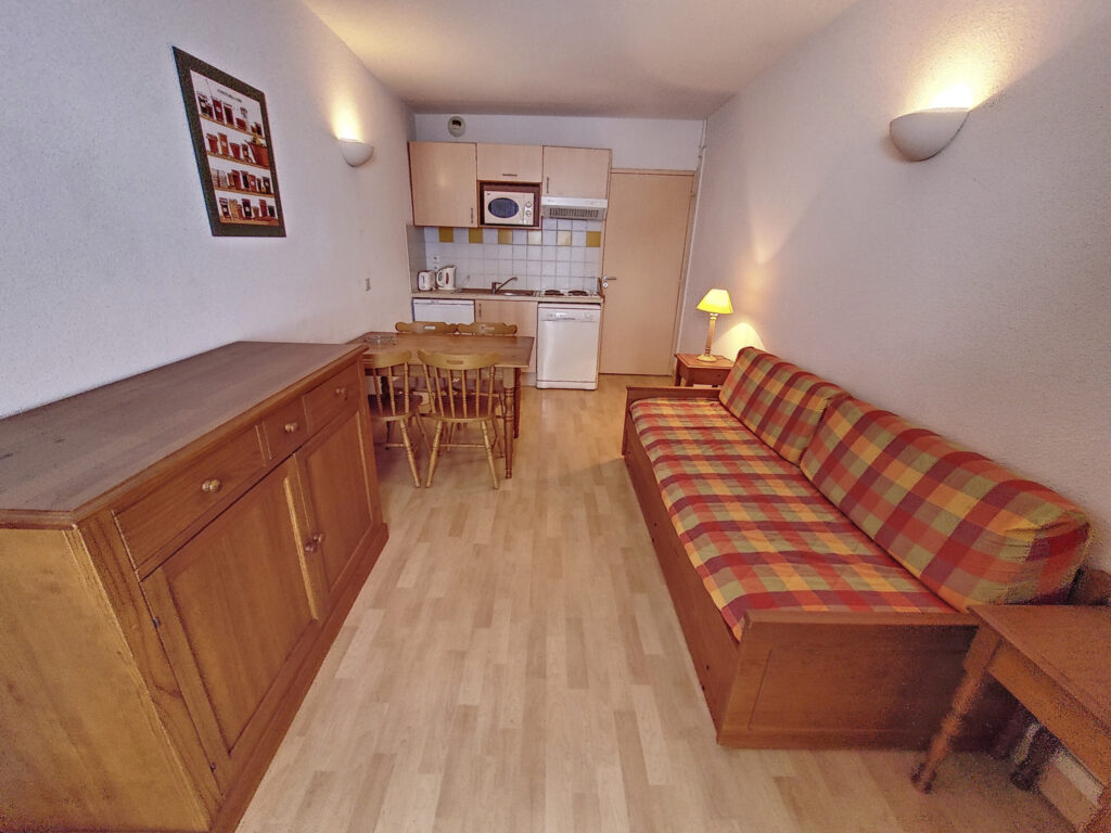 Appartement T2 avec balcon et parking couvert – 2 pièces – 1 chambre – 6  – 32.55 m²