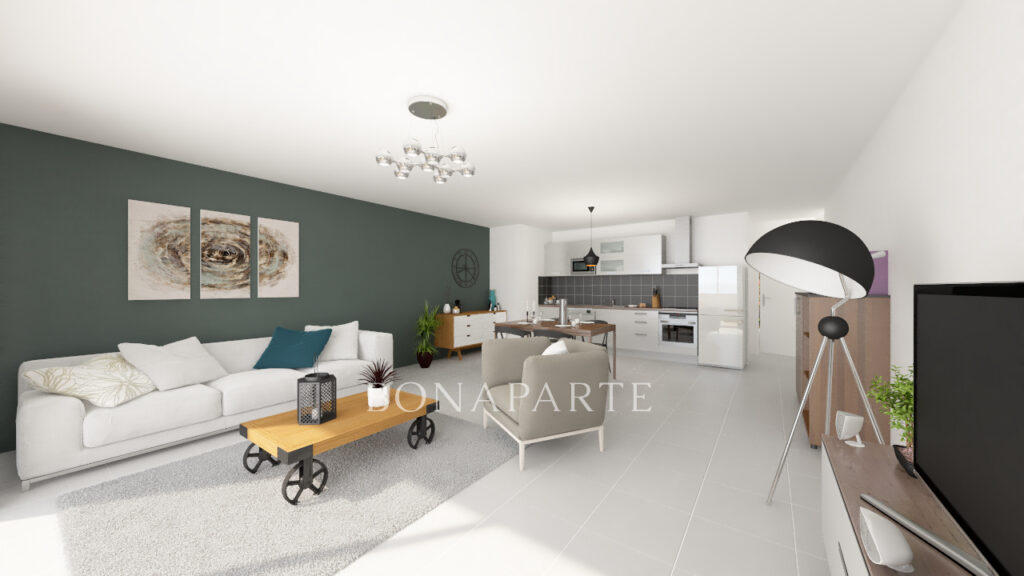 3 PIÈCES 70 M2 RÉSIDENCE DE STANDING DE 8 APPARTEMENTS SPACI – 3 pièces – 2 chambres – 4  – 70 m²