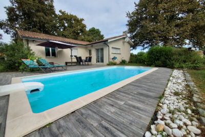 Maison avec piscine et second logement – 5 pièces – 4 chambres – 140 m²