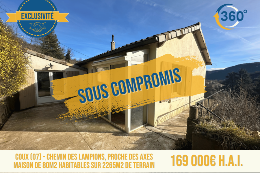 Maison à vendre à Coux