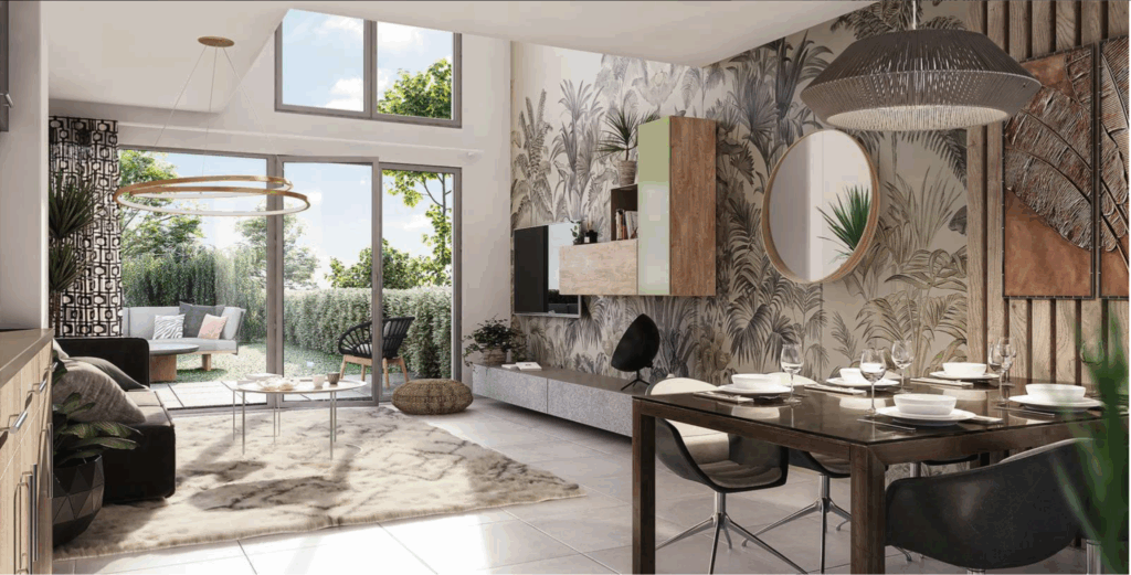 3 PIÈCES – 66.2 m2 – 1 Parking – 444 000 EUR  – 3 pièces – 2 chambres – 6  – 66.2 m²