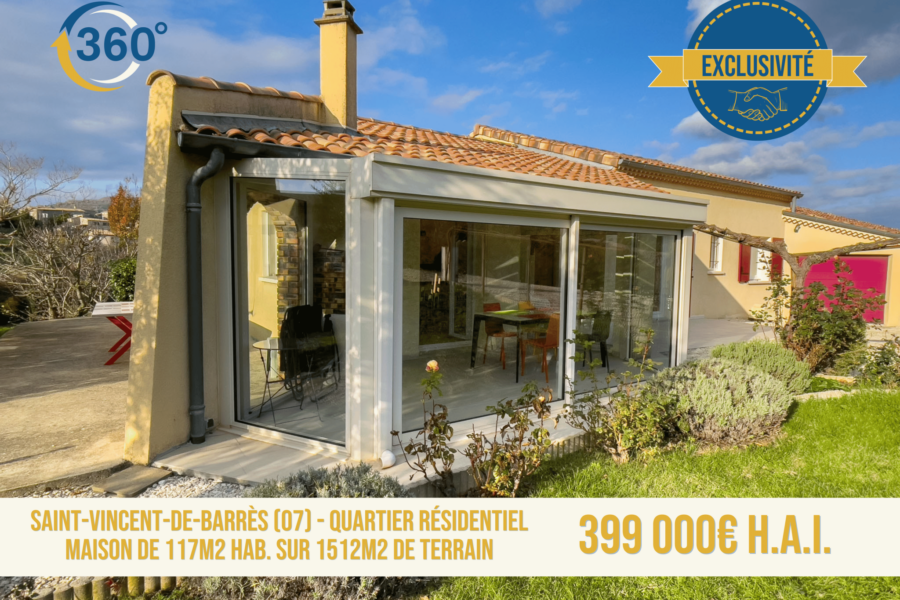 Maison à vendre à Saint-vincent-de-barrès