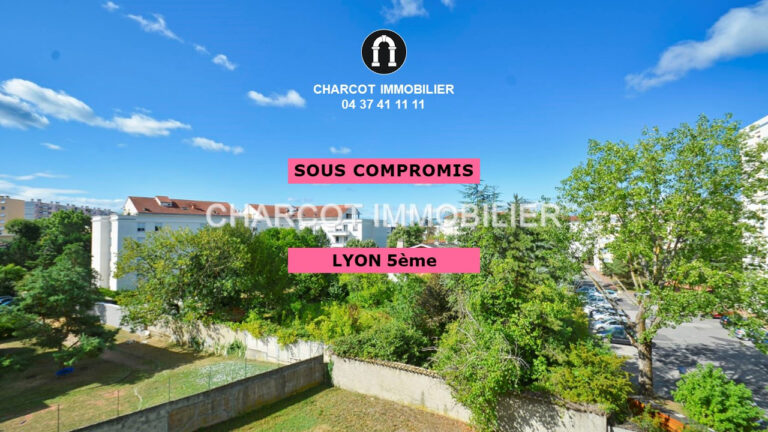 LYON 5ème (69005) – APPARTEMENT type 3 + CAVE + PLACE DE PAR – 3 pièces – 2 chambres – 53.73 m²