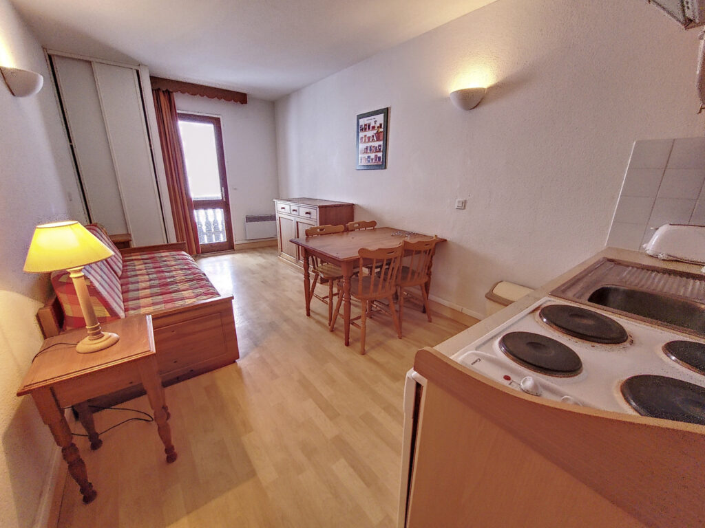 Appartement T2 avec balcon et parking couvert – 2 pièces – 1 chambre – 6  – 32.55 m²