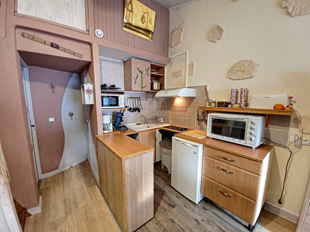 Chalet mitoyen sur Guzet la station – 2 pièces – 1 chambre – 6  – 30.83 m²