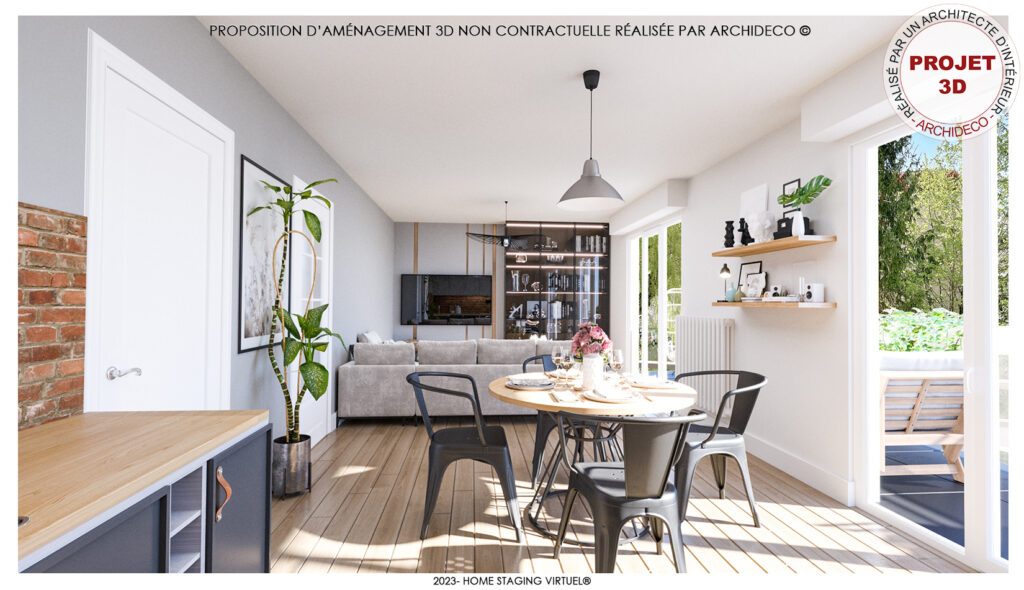 ANNECY Quartier des Galeries Lafayette, Appartement de type  – 3 pièces – 2 chambres – NR  – 61.64 m²