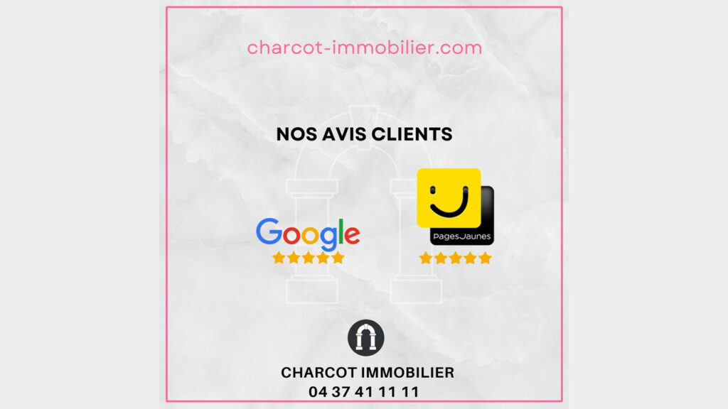 FRANCHEVILLE (69340) – VENTE APPARTEMENT TYPE 3 – 60,50 M2 – – 3 pièces – 2 chambres – 6  – 60.4 m²