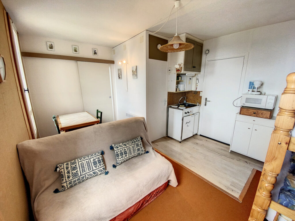 Appartement T2 Guzet 26,53 m2 – 2 pièces – 1 chambre – 6  – 27 m²