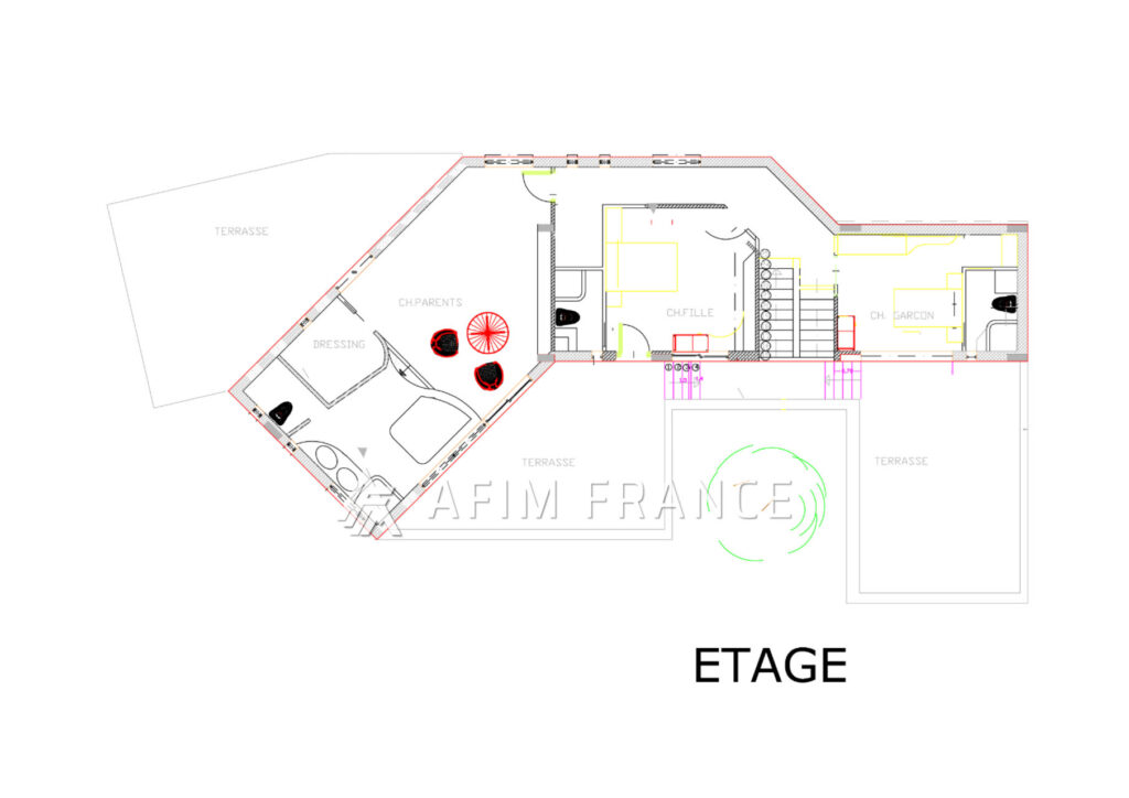 Superbe Villa moderne avec piscine, 350 m² habitables sur un t – 8 pièces – 4 chambres – 350.00 m²