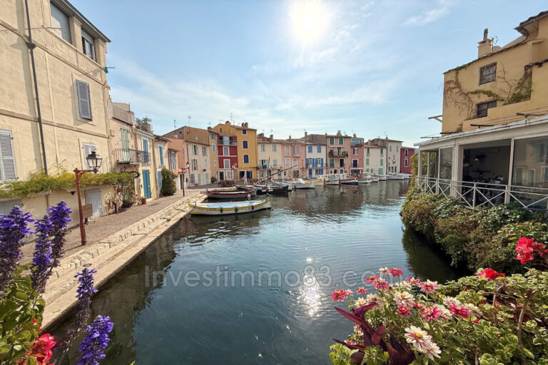 Au coeur de MARTIGUES, dans le quartier de L’île. Appartement  – 2 pièces – 1 chambre – 34.00 m²