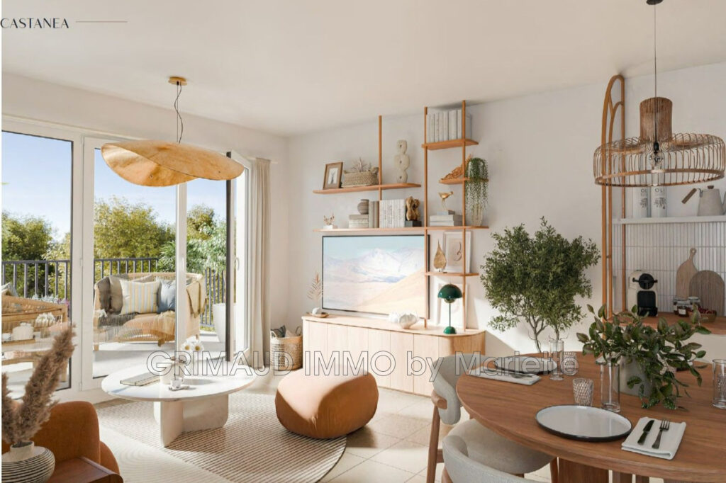 vente appartement 3 Pièce(s) – 3 pièces – 2 chambres – 57.62 m²