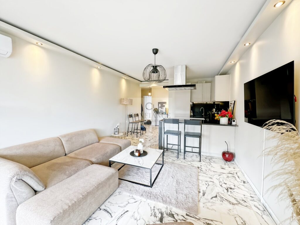 Appartement – 3 pièces – 2 chambres – 60 m²