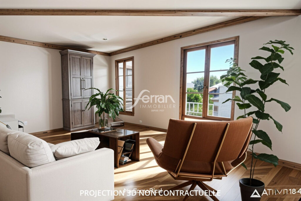 A vendre, Ste Maxime, maison composée de 2 appartements  – 6 pièces – 4 chambres – 150.35 m²