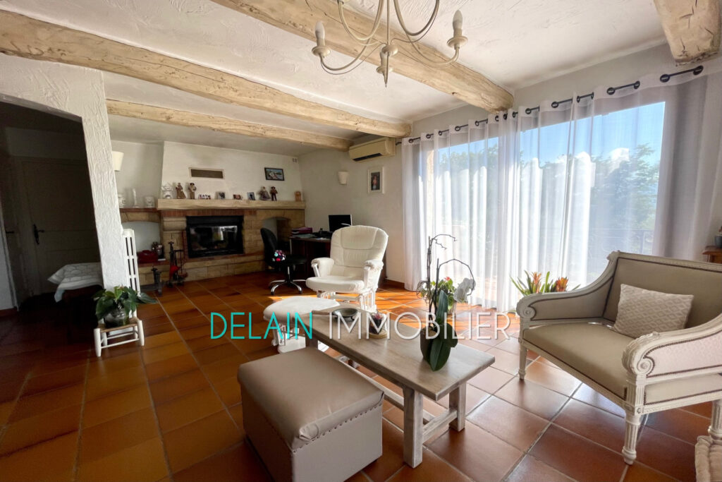 Gattières – Au calme absolu – Maison de 150m² de plain-pied –  – 4 pièces – 3 chambres – 149.00 m²