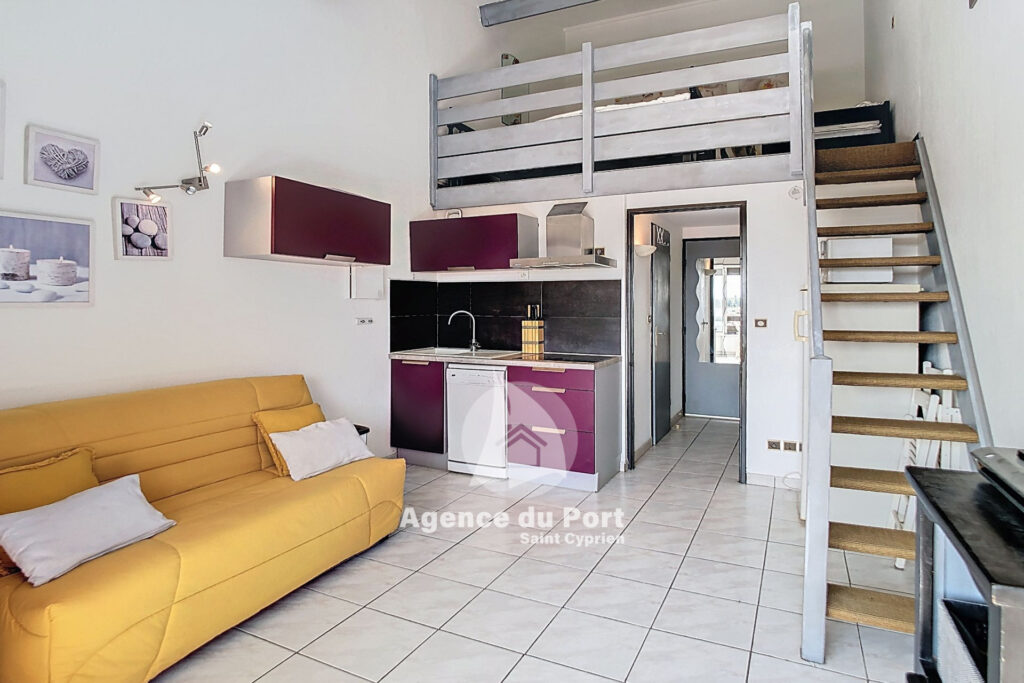 vente appartement 2 Pièce(s) – 2 pièces – 1 chambre – 30.74 m²