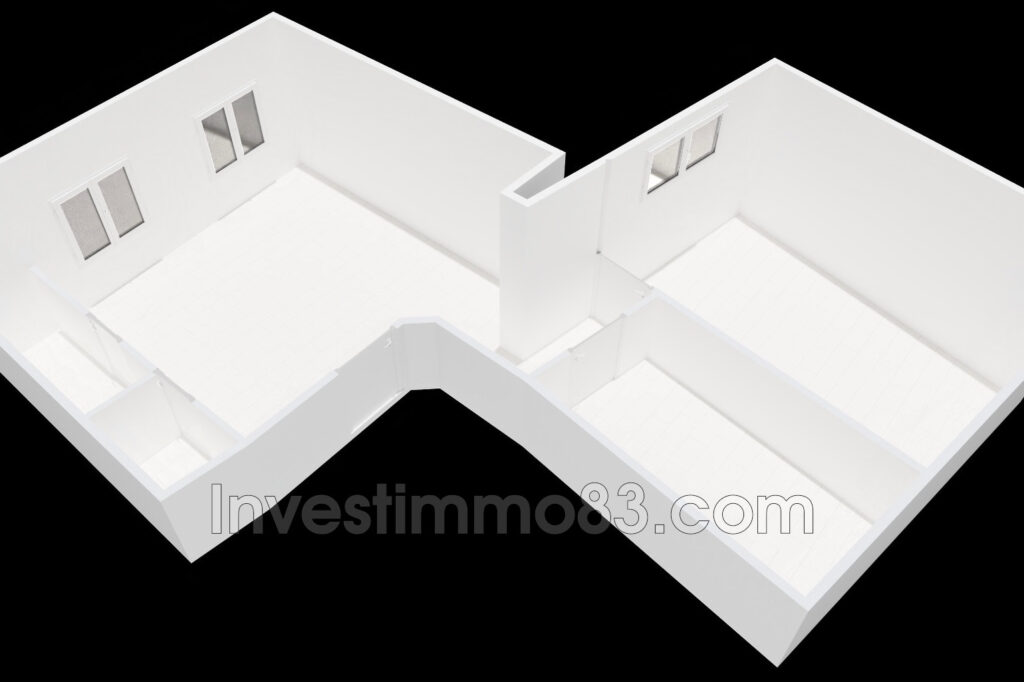 Au c½ur de PERTUIS, proche de toutes les commodités, dans un e – 3 pièces – 2 chambres – 42.28 m²